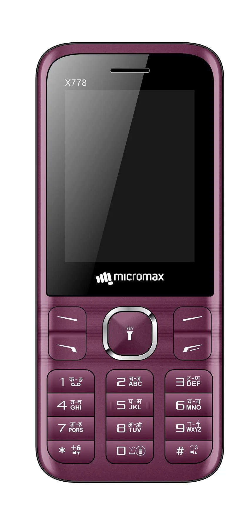Micromax X778 Marsala, Maroon Refurbished