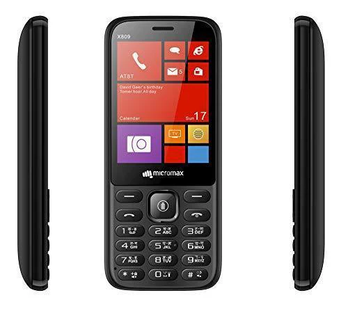 Micromax X809 (Black, Anti Theft, 1000mAh) Refurbished