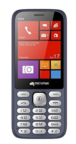 Micromax X809 (Blue, 1000mAh) - Refurbished