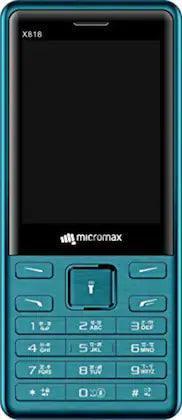 Micromax X818, Dual SIM, Blue, Feature Phone Refurbished - Image 3