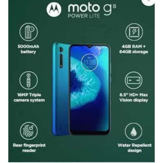 Moto G8 Power Lite (Arctic Blue, 32 GB) (3 GB RAM) refurbished - Image 2