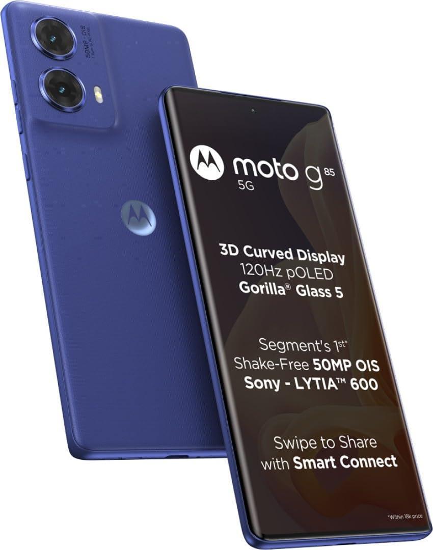 Moto G85 5G (128, Cobalt Blue, New) Preowned