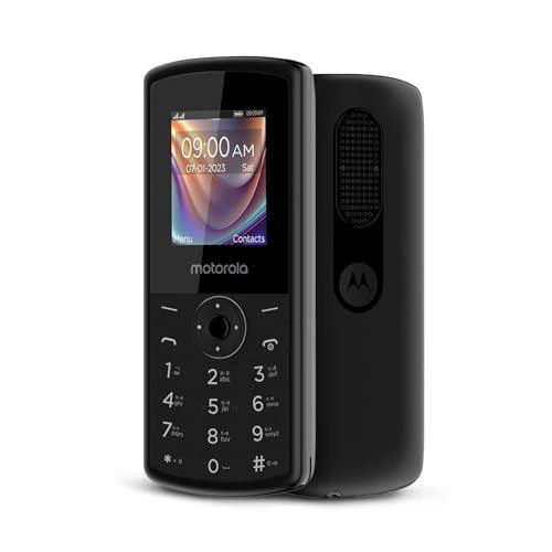 Motorola All-New A10 Dual Sim keypad Phone with Long Lasting Battery & Dedicated Receiver Refurbished