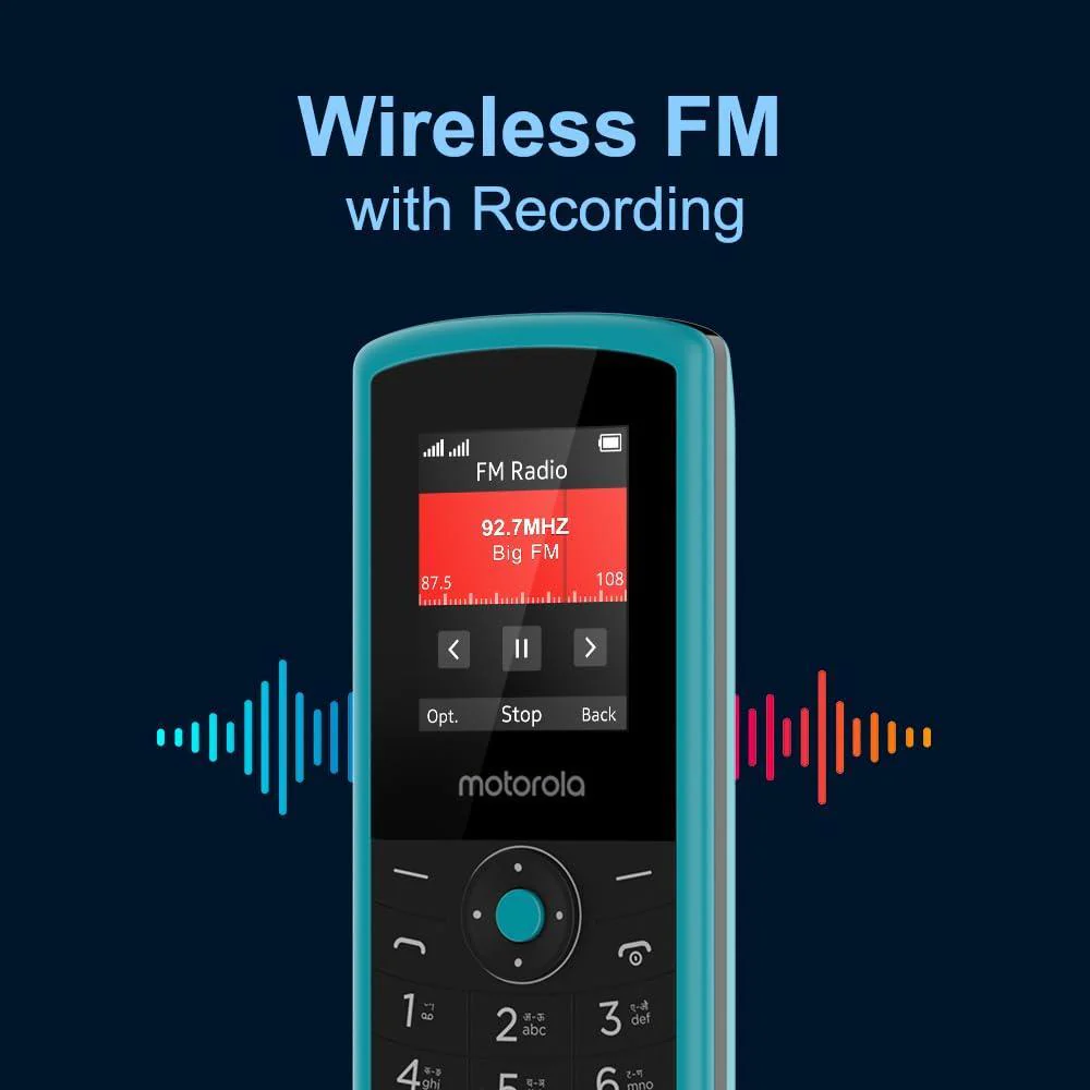 Motorola All-New A10 Dual Sim keypad Phone with Voice Feature Refurbished - Image 3