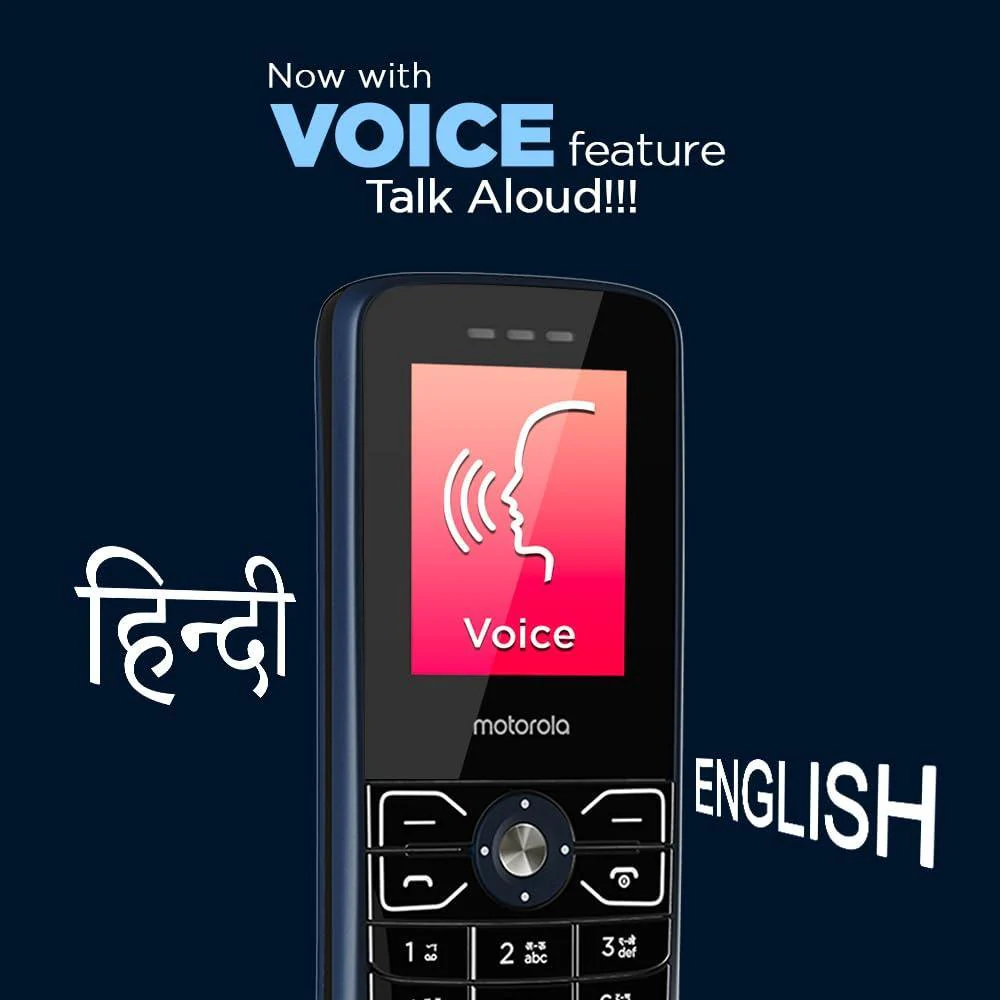 Motorola All-New A50 Dual Sim keypad Phone with Voice Feature Refurbished - Image 5