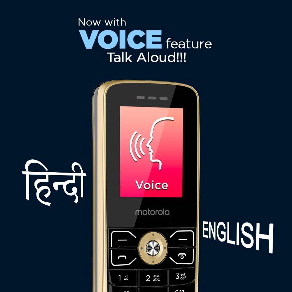 Motorola All-New A50 Dual Sim keypad Phone with Voice Feature | VGA Rear Camera Refurbished - Image 5