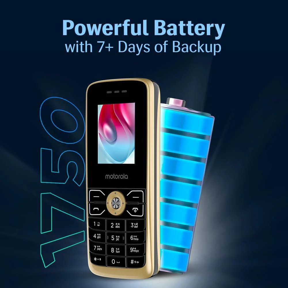 Motorola All-New A50 Dual Sim keypad Phone with Voice Feature | VGA Rear Camera Refurbished - Image 6