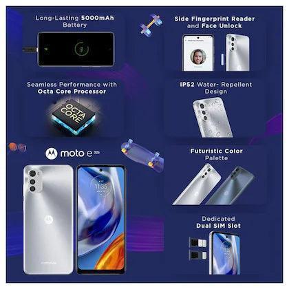 Motorola E32s 32 GB, 3 GB RAM, Misty Silver, Refurbished - Image 4