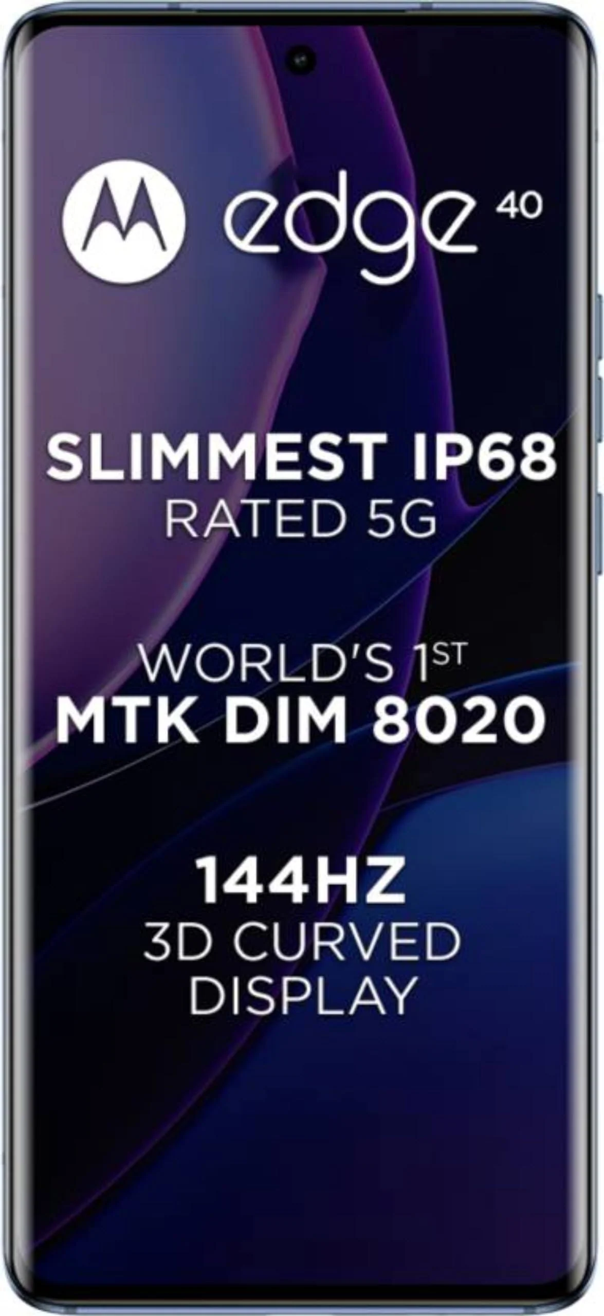 Motorola Edge 40 5G (Eclipse Black, 8GB RAM, 256GB Storage)| 6.55" pOLED Display Refurbished - Image 9