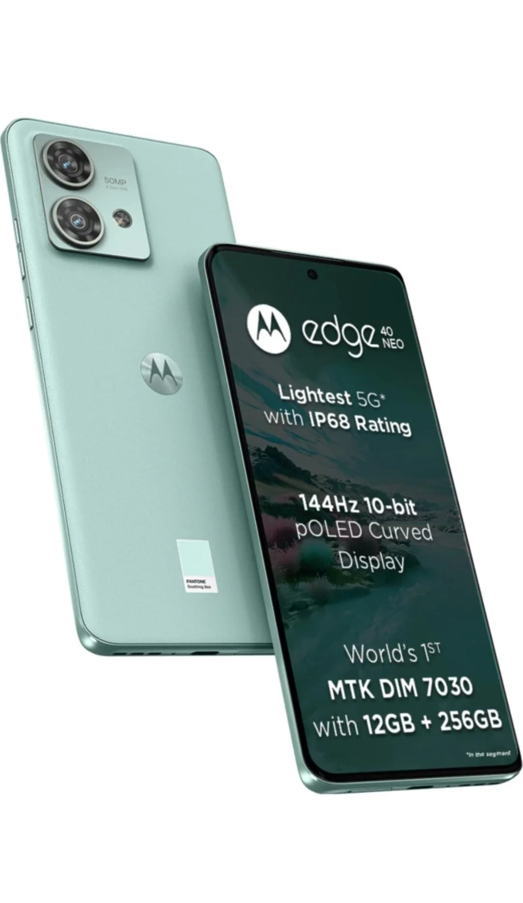 Motorola Edge 40 Neo (Soothing Sea, 128 GB) (8 GB RAM) Used