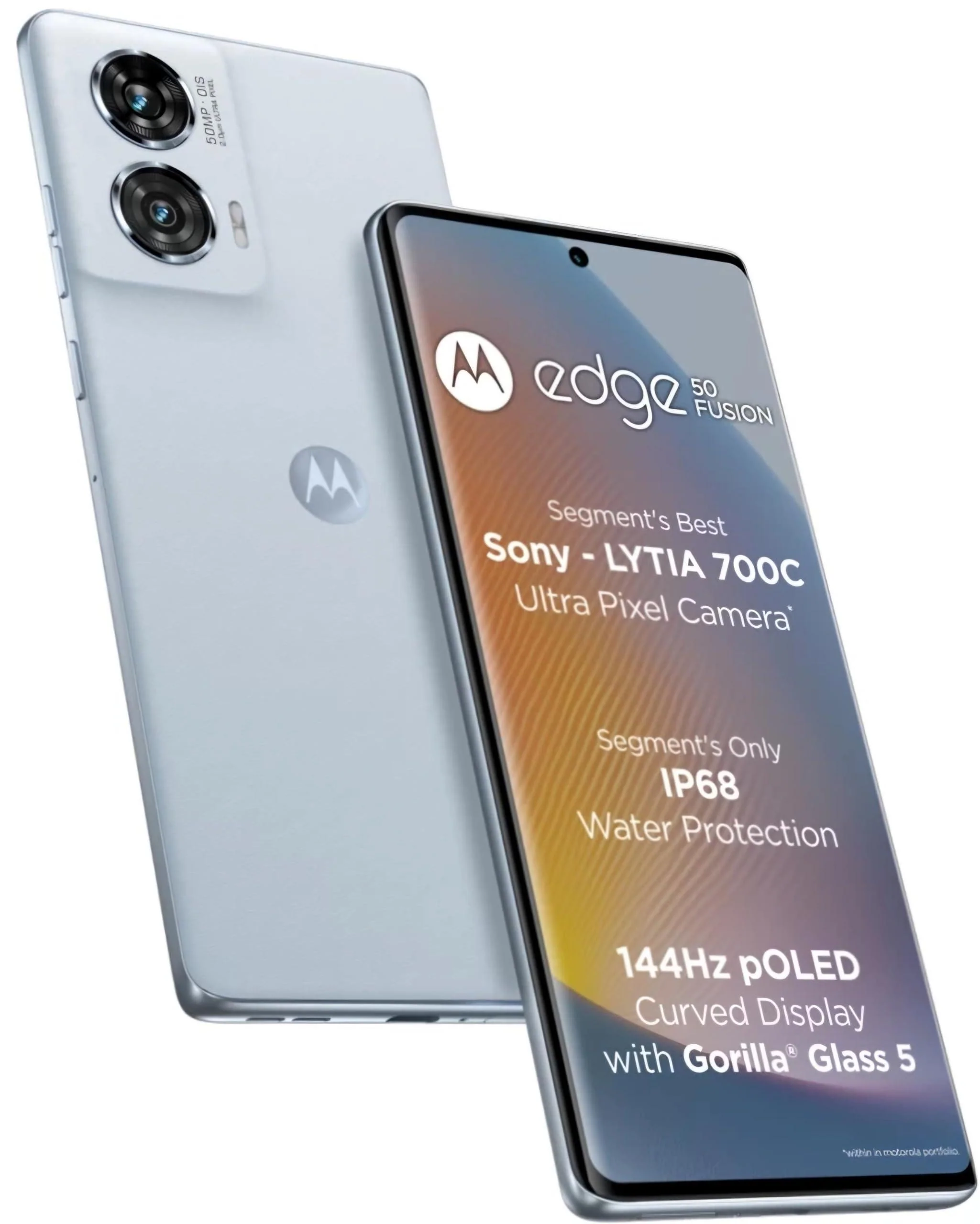 Motorola Edge 50 Fusion 5G (Marshmallow Blue, 12GB RAM, 256GB Storage) Refurbished