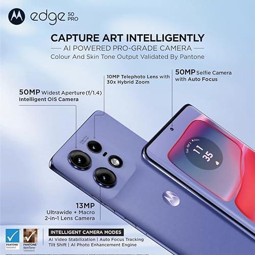 Motorola Edge 50 Pro 5G with 68W Charger (Luxe Lavender, 256 GB) (8 GB RAM) Refurbished - Image 7