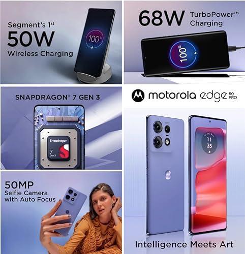 Motorola Edge 50 Pro 5G with 68W Charger (Luxe Lavender, 256 GB) (8 GB RAM) Refurbished - Image 8