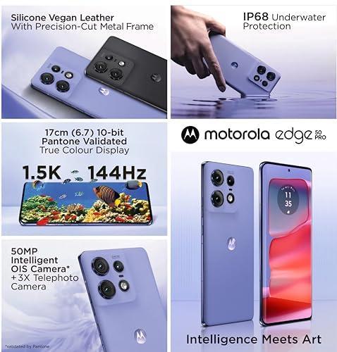 Motorola Edge 50 Pro 5G with 68W Charger (Luxe Lavender, 256 GB) (8 GB RAM) Refurbished - Image 9