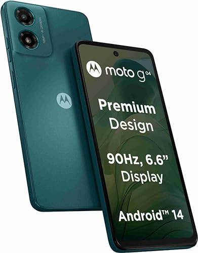 Motorola G04 4G (Sea Green, 4GB RAM, 64GB Storage) | up to 8GB with RAM Preowned
