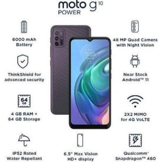 MOTOROLA G10 Power (64 GB) (4 GB RAM) (Breeze Blue) Refurbished - Image 10