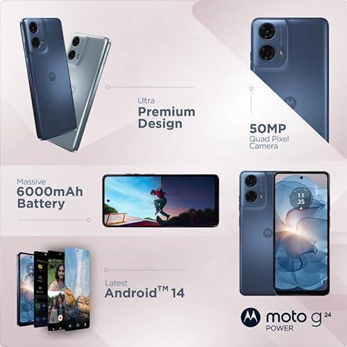 Motorola G24 Power (Glacier Blue, 8GB RAM, 128GB Storage) Preowned - Image 9