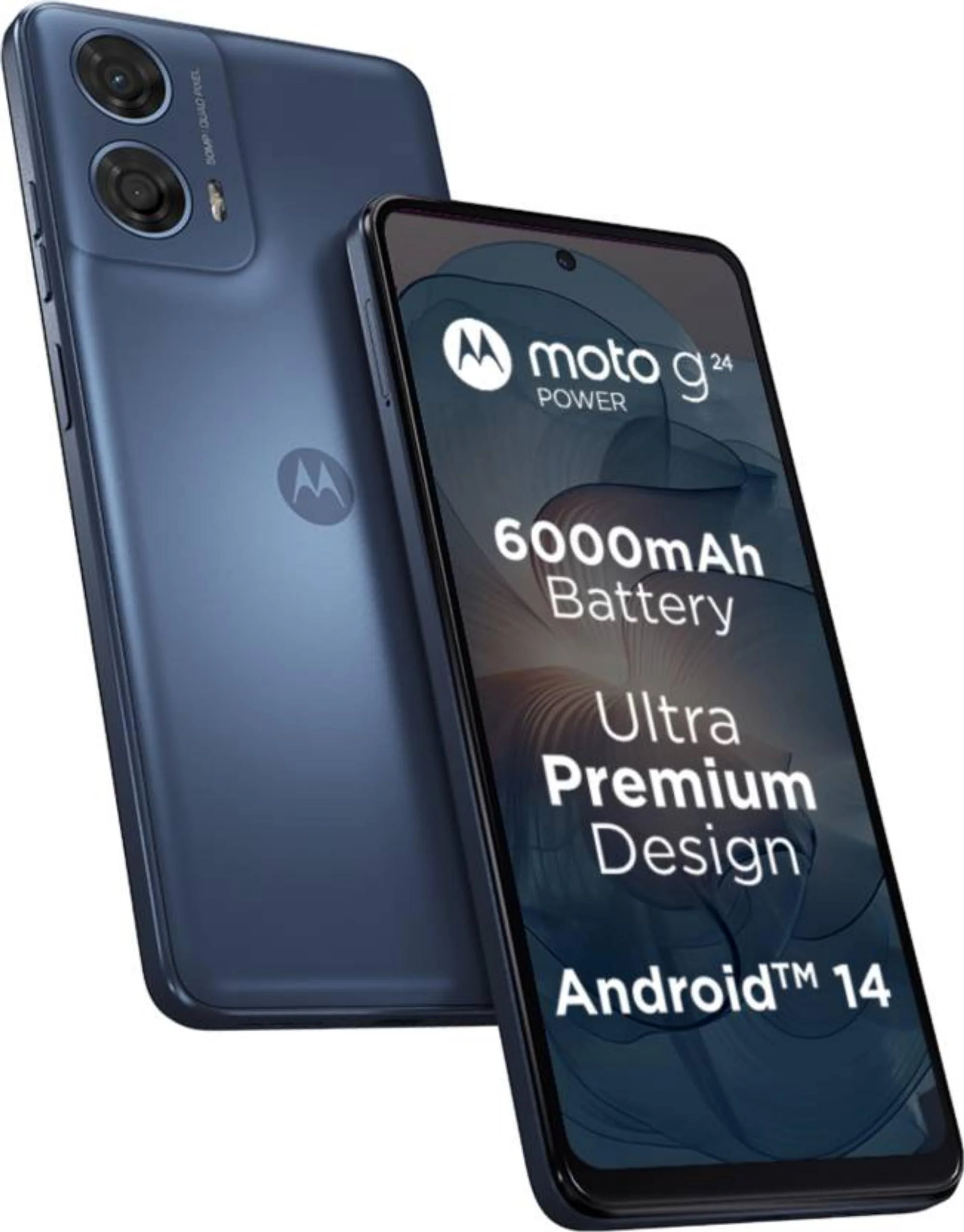 Motorola G24 Power (Ink Blue, 4GB RAM, 128GB Storage) Used