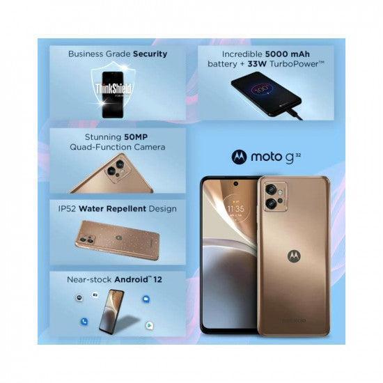 Motorola G32 4G (Rose Gold, 8GB RAM, 128GB Storage) Refurbished - Image 3