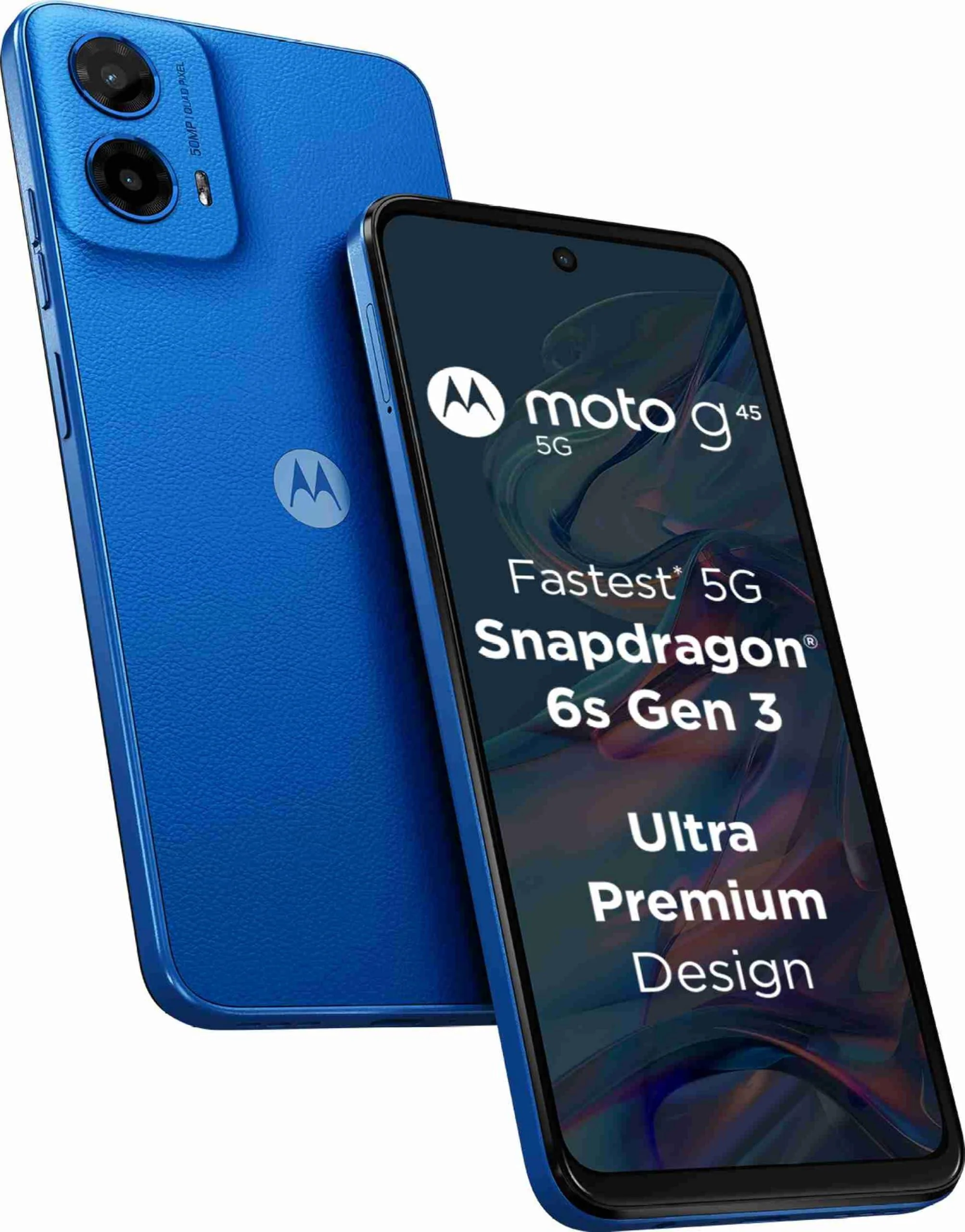 Motorola G45 5G (Brilliant Blue, 8GB RAM, 128GB Storage) Refurbished