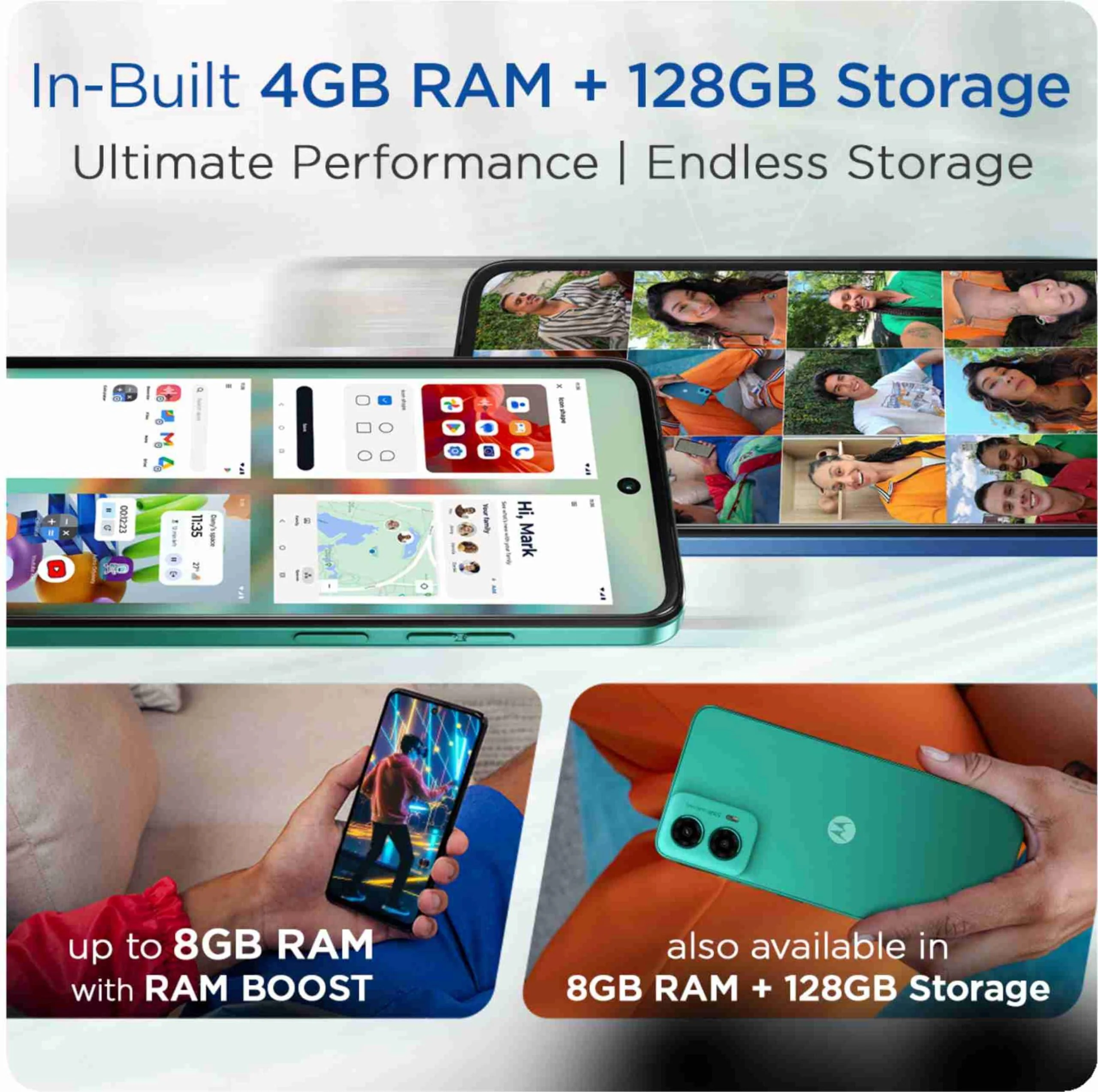Motorola G45 5G (Brilliant Blue, 8GB RAM, 128GB Storage) Refurbished - Image 7