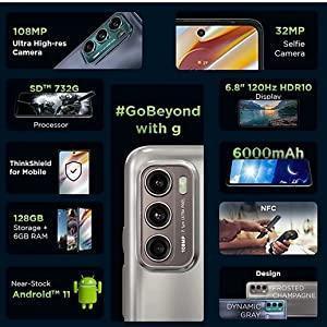 MOTOROLA G60 (Frosted Champange, 6GB RAM, 128GB Storage) refurbished - Image 7
