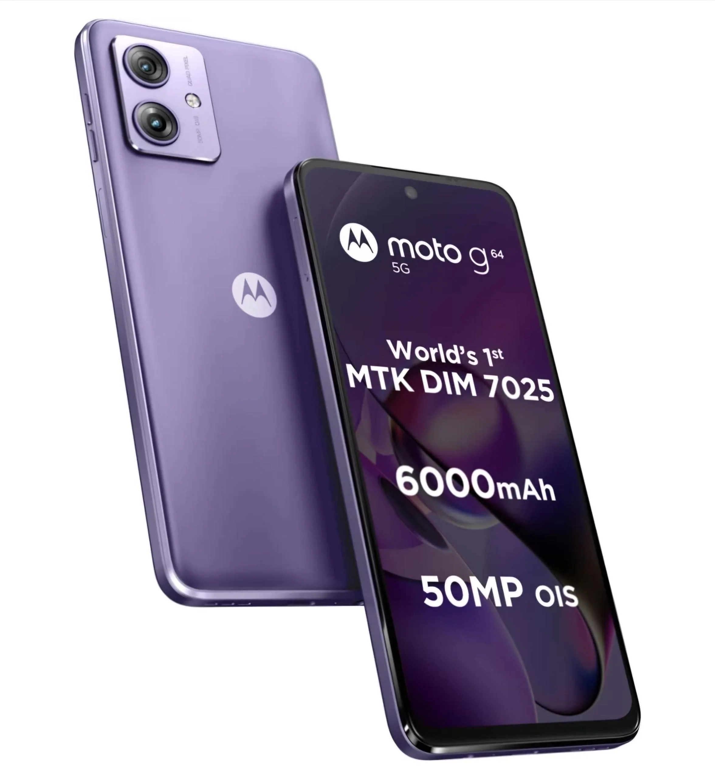 Motorola G64 5G (Ice Lilac, 8GB RAM, 128GB Storage) | Expandable Upto 2TB Refurbished