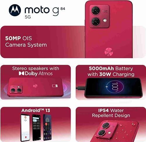 Motorola G84 5G (Viva Magenta, 12GB RAM, 256GB Storage) Refurbished - Image 11