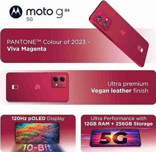 Motorola G84 5G (Viva Magenta, 12GB RAM, 256GB Storage) Refurbished - Image 12