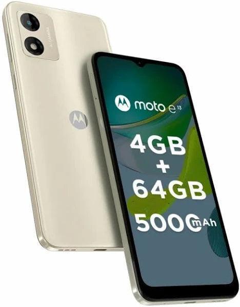 Motorola Moto E13 64 GB (Creamy White, 4 GB RAM) Refurbished