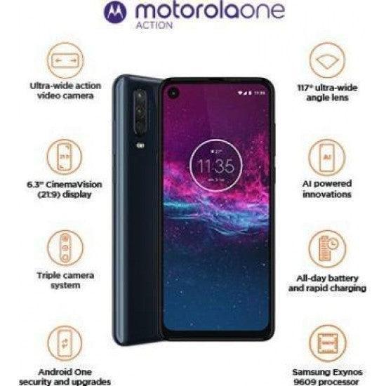 Motorola One Action (Denim Blue, 128 GB) (4 GB RAM) refurbished - Image 3