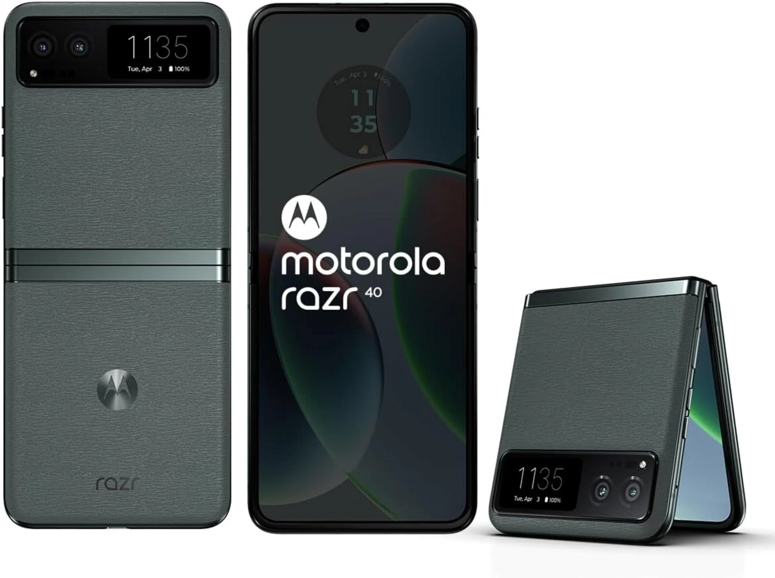 Motorola razr 40 5G (Sage Green, 8GB RAM, 256GB Storage) Refurbished