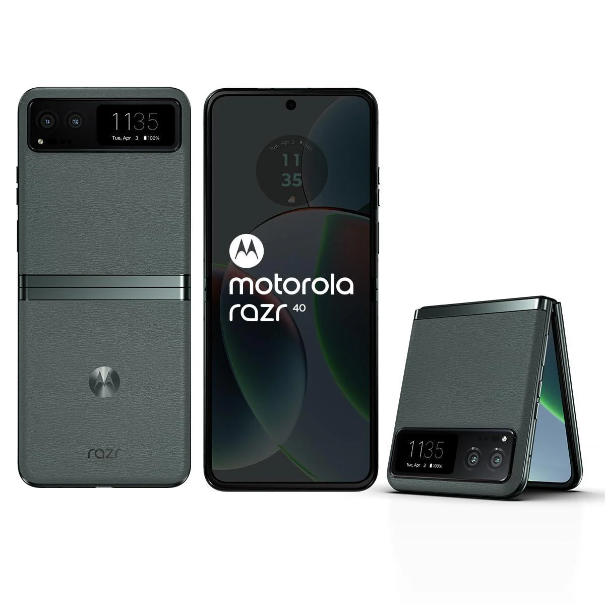 Motorola razr 40 (Sage Green, 8GB RAM, 256GB Storage) Refurbished