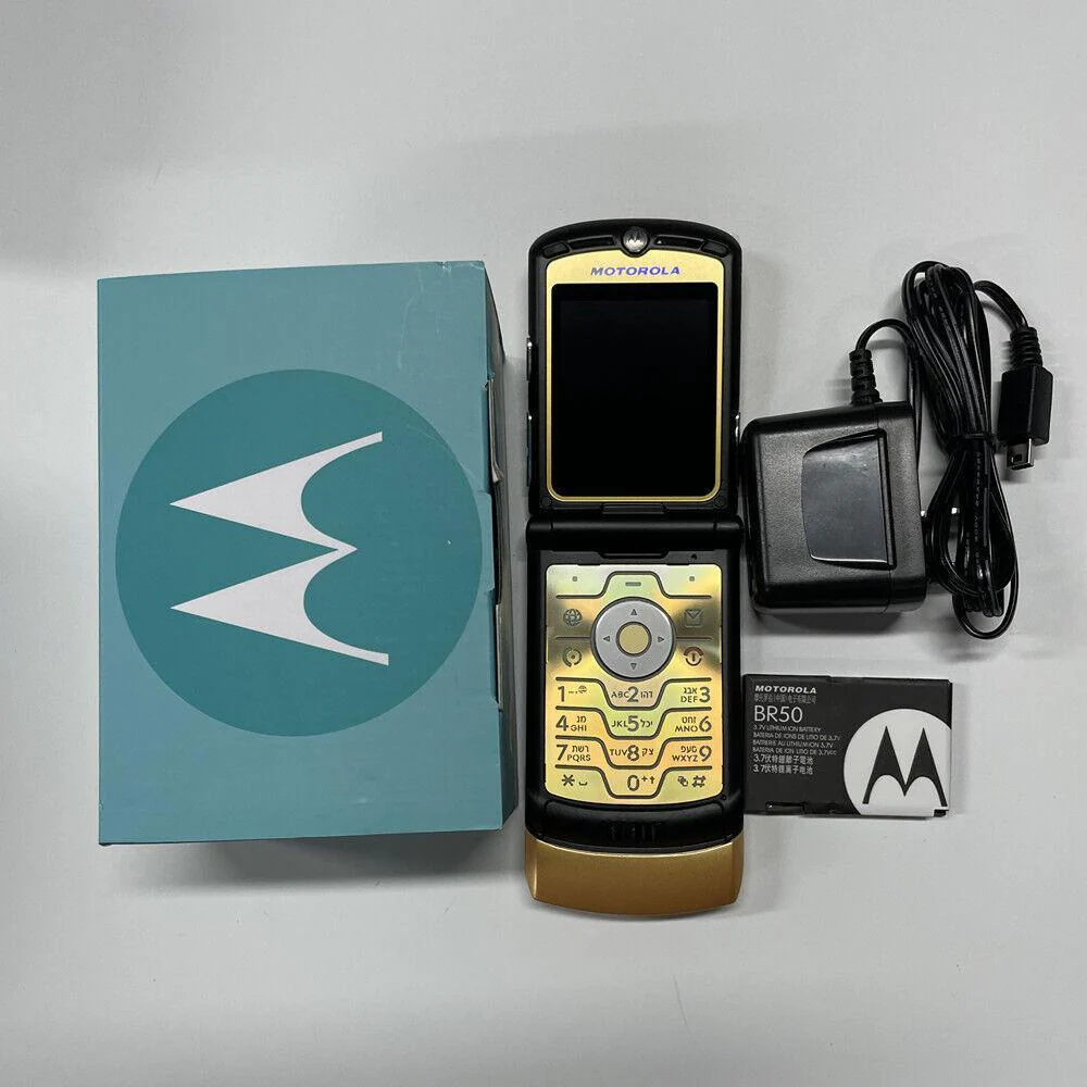 Motorola RAZR V3i GSM 1.23 MP Camera Flip Bluetooth MP3 Refurbished