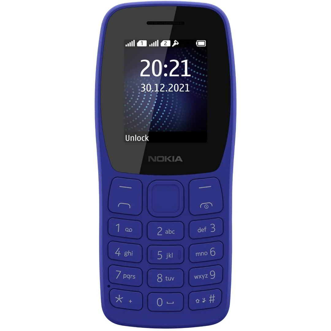 Nokia 105 Classic | Dual SIM Keypad Phone with Built-in UPI Payments, Long-Lasting Battery Refurbished