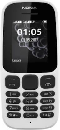 Nokia 105 DS (White) Preowned