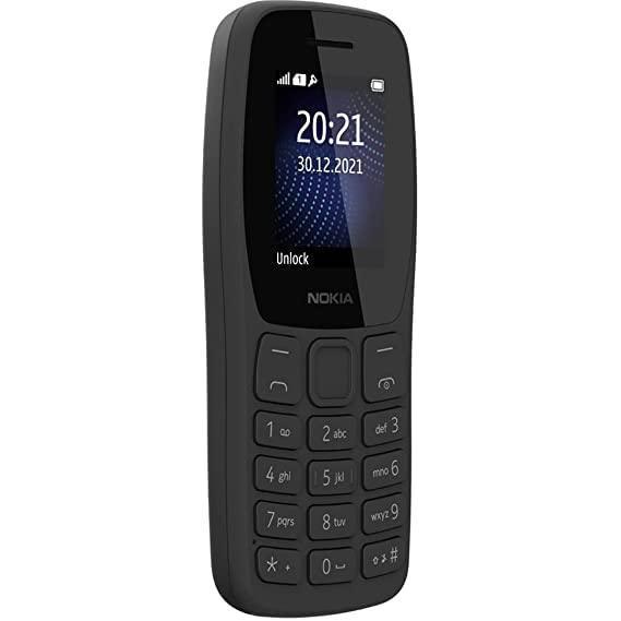 Nokia 105 Single SIM,Keypad Mobile with Wireless FM Radio Charcoal Used - Image 4