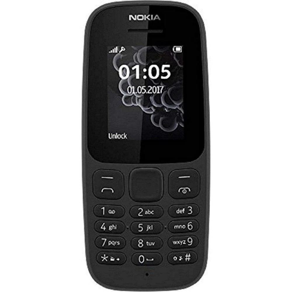 Nokia 105 Single SIM Phone - Black Used - Image 6
