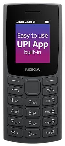 Nokia 106 Dual Sim, Keypad Phone with Built-in UPI Payments App, Long-Lasting Battery, Wireless FM Radio & MP3 Player, and MicroSD Card Slot | Charcoal - Image 5