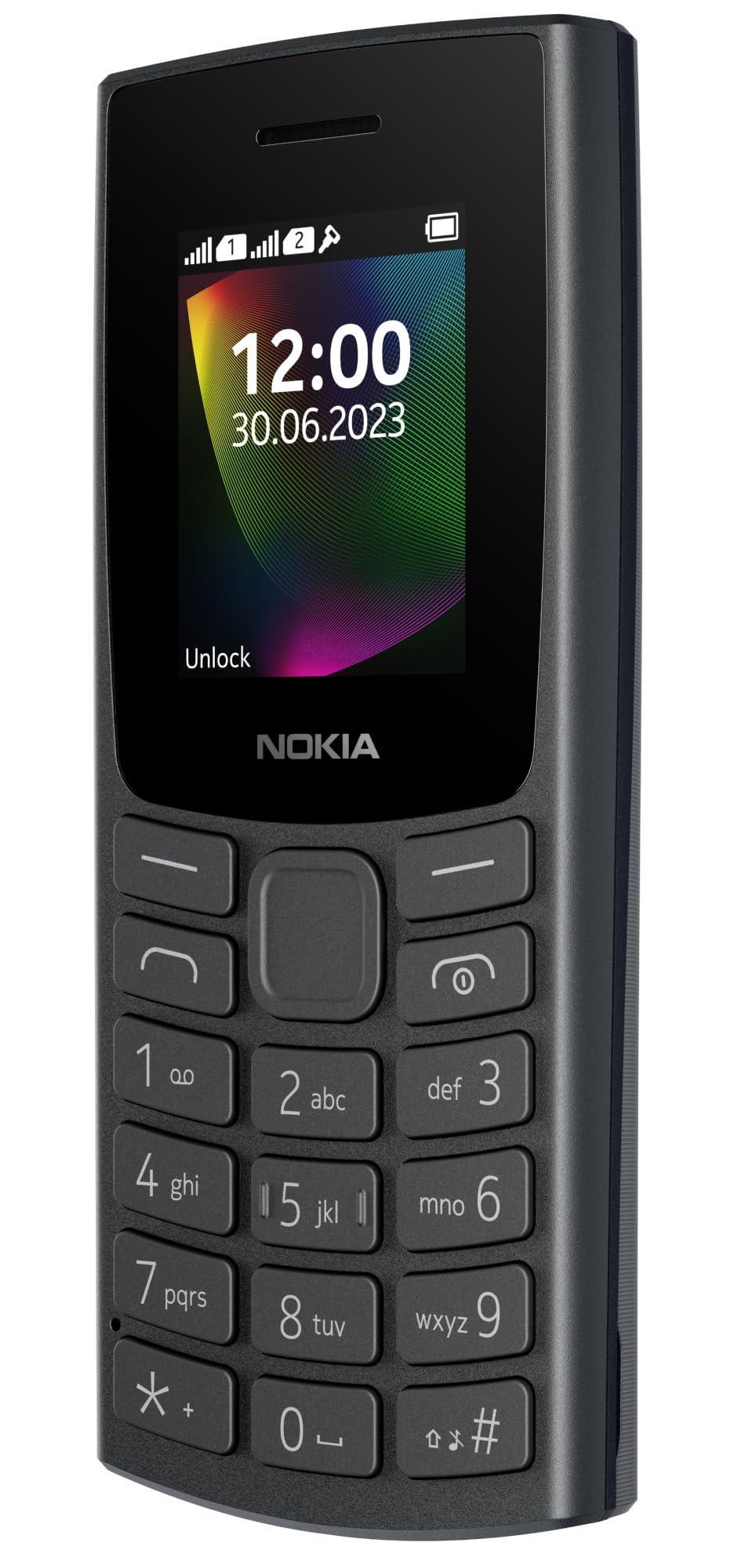 Nokia 106 Single Sim, Keypad Phone with Built-in UPI Payments App, Long-Lasting Battery, Wireless FM Radio & MP3 Player, and MicroSD Card Slot | Charcoal - Image 5