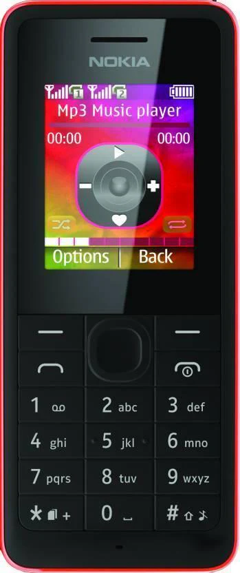 Nokia 107 Dual SIM (Red) Preowned