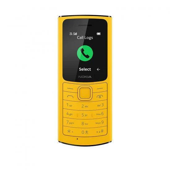 Nokia 110 4G with Volte HD Calls, Up to 32GB External Memory, FM Radio (Wired & Wireless Dual Mode), Games, Torch | Yellow (Nokia 110 DS-4G) - Image 2