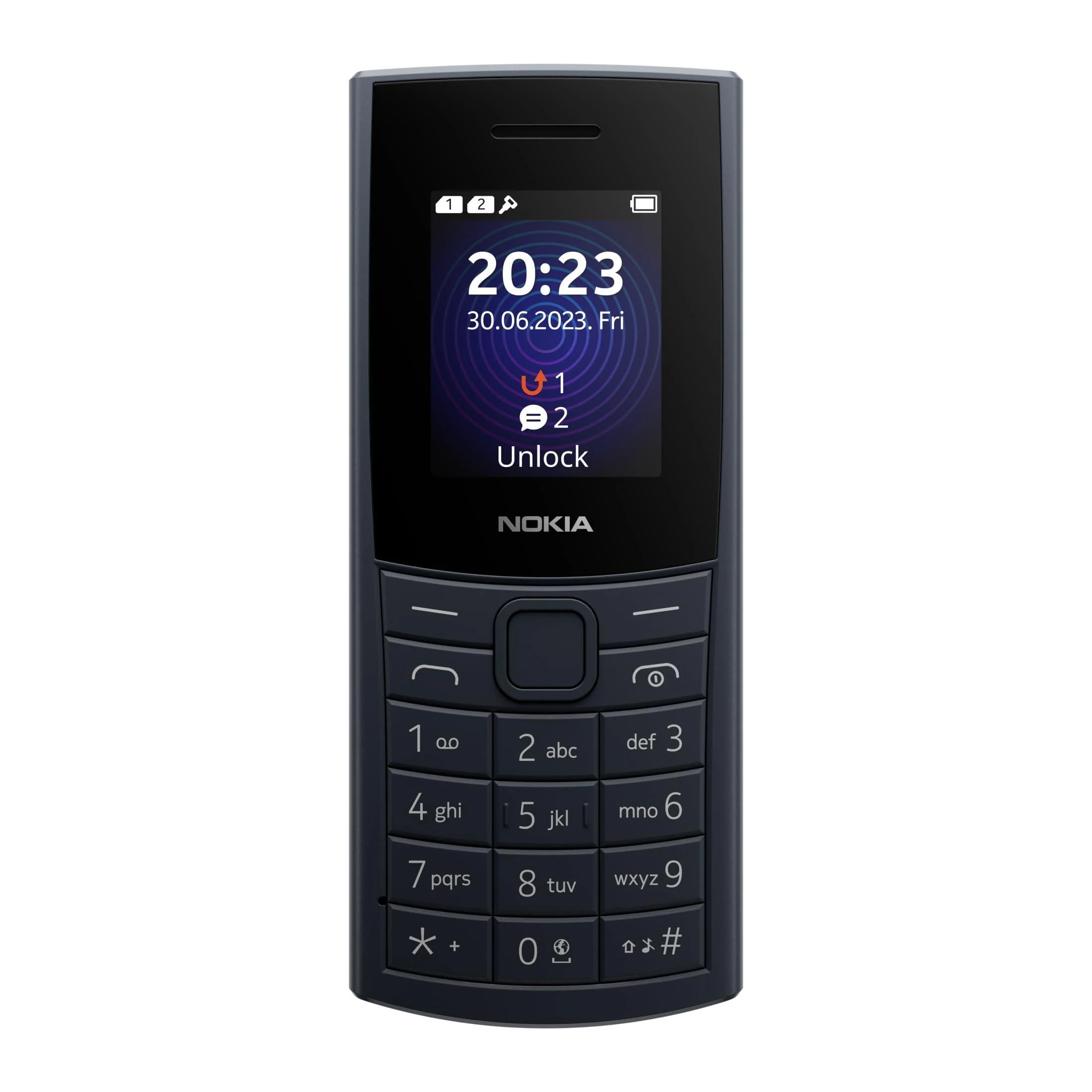 Nokia 110 4G with 4G, Camera, Bluetooth, FM Radio, MP3 Player, MicroSD, Long-Lasting Battery Refurbished