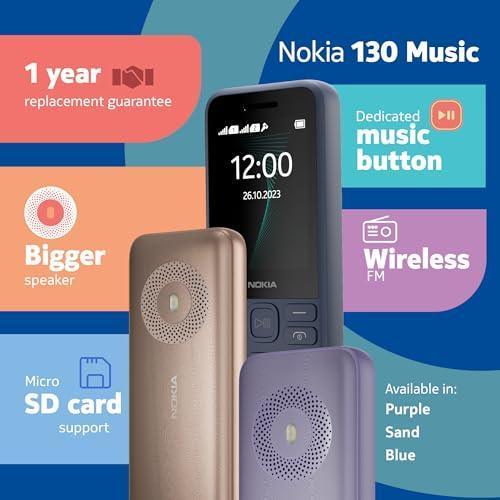 Nokia 130 Music | Built-in Powerful Loud Speaker with Music Player and Wireless FM Radio Preowned - Image 6