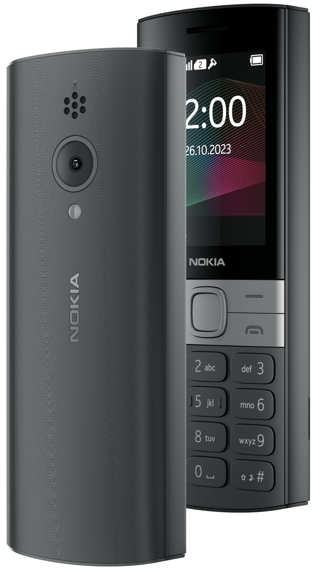 Nokia 150 Dual SIM Premium Keypad Phone | Rear Camera, Long Lasting Battery Life, Wireless FM Radio & MP3 Player and All-New Modern Premium Design | Black - Image 2