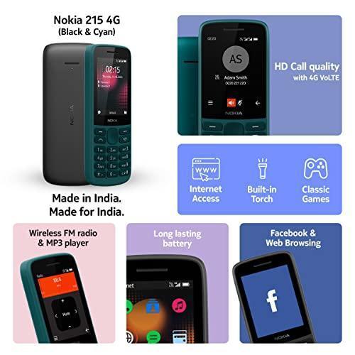 Nokia 215 4G Dual SIM 4G Keypad Phone with Long Battery Life, Multiplayer Games Refurbished - Image 5