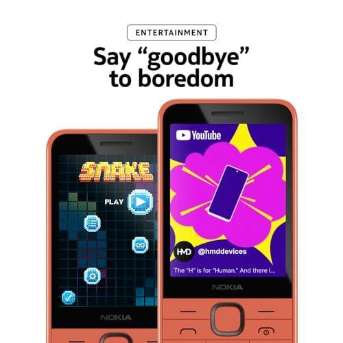 Nokia 220 4G | All-new Classic Keypad Phone with Dual SIM, Built-in UPI App Refurbished - Image 2