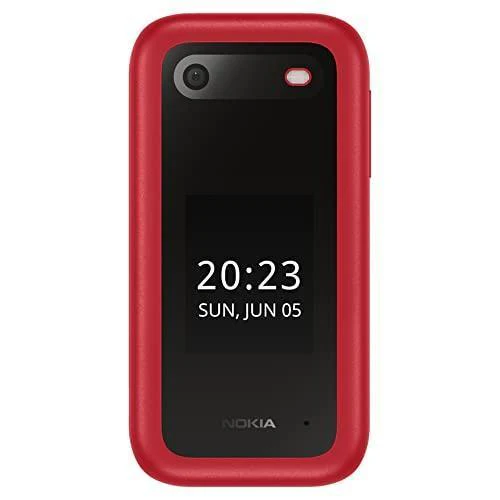Nokia 2660 Flip 4G Volte keypad Phone with Dual SIM, Dual Screen, inbuilt MP3 Player & Wireless FM Radio | Red Refurbished - Image 4