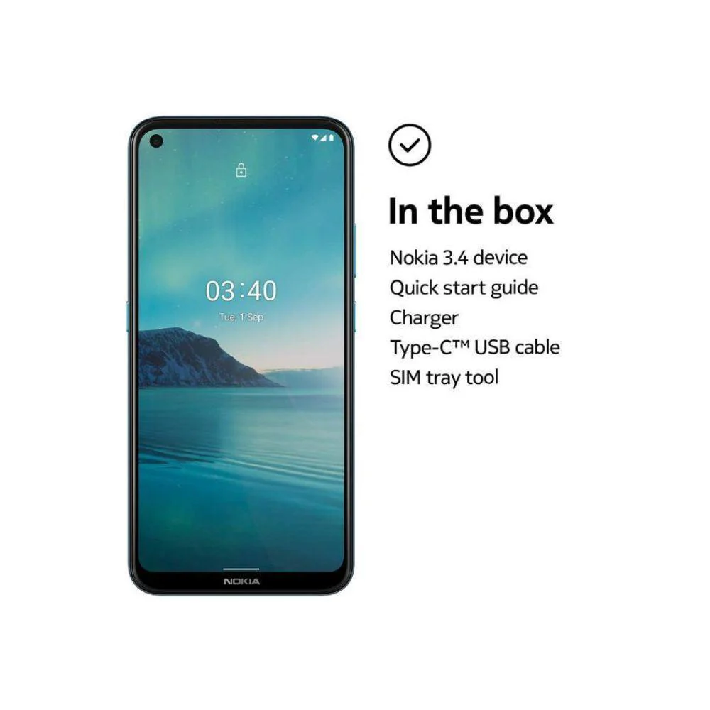 Nokia 3.4 Fjord, 4GB RAM, 64GB Storage Refurbished - Image 8