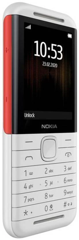 Nokia 5310 DS Keypad Mobile, FM Radio,Camera with Flash (8MB RAM) (White, Red) Used - Image 4